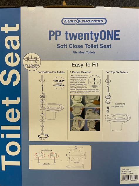 croydex toilet seat fixings.